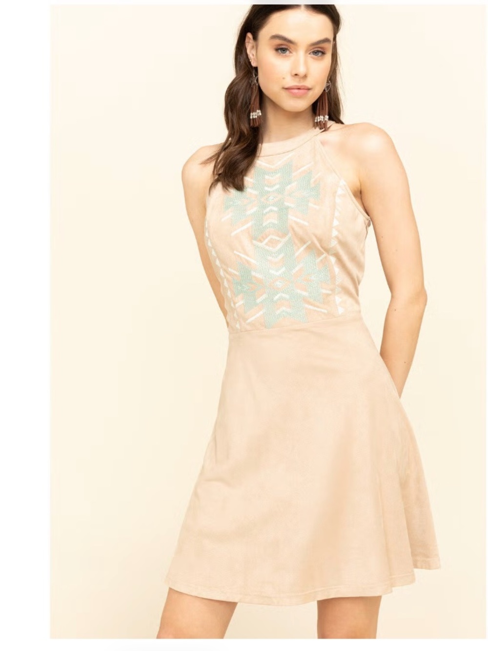 NWOT ARIAT Faux suede Dress